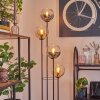 Koyoto Staande lamp 30 cm Amber, Duidelijk, Rookkleurig, 4-lichts