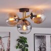 Gastor Plafondlamp, Kogellampje 42 cm Goud, Zwart, 3-lichts
