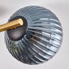 Koyoto Plafondlamp, Kogellampje 30 cm Goud, Zwart, 3-lichts