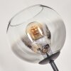 Koyoto Staande lamp 30 cm Hout donker, Zwart, 3-lichts