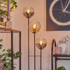 Koyoto Staande lamp 30 cm Hout donker, Zwart, 3-lichts