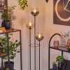 Koyoto Staande lamp 30 cm Hout donker, Zwart, 3-lichts