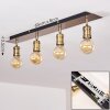Lagunita Plafondlamp Oud messing, 4-lichts