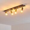 Lagunita Plafondlamp Oud messing, 4-lichts