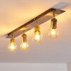 Lagunita Plafondlamp Oud messing, 4-lichts