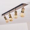 Lagunita Plafondlamp Oud messing, 4-lichts