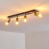 Lagunita Plafondlamp Oud messing, 4-lichts