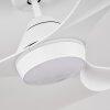 Follseland plafondventilator LED Wit, 1-licht, Afstandsbediening