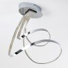 Sepino Plafondlamp LED Chroom, 1-licht