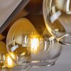 Koyoto  Hanger Glas 15 cm Goud, Duidelijk, 4-lichts