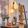 Chehalis Kogellampje, Wandlamp Wit, 3-lichts