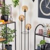 Gastor Staande lamp 30 cm Hout licht, Zwart, 3-lichts