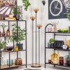 Gastor Staande lamp 30 cm Hout licht, Zwart, 3-lichts