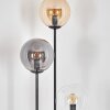 Gastor Staande lamp 30 cm Hout licht, Zwart, 3-lichts