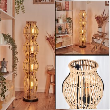 Cardeira Staande lamp Zwart, 4-lichts