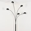 Nikkala Staande lamp Marmer, Zwart, 5-lichts
