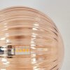 Chehalis Kogellampje, Wandlamp Amber, 3-lichts