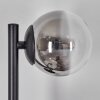 Chehalis Kogellampje, Wandlamp 23 cm Chroom, Duidelijk, Rookkleurig, 3-lichts