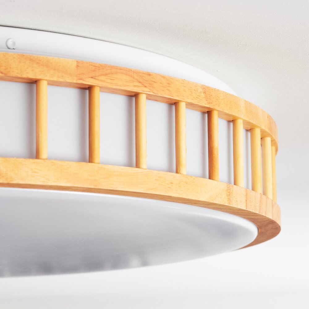 Amarelos Plafondlamp LED Natuurlijke kleuren, Wit, 1-licht, Afstandsbediening