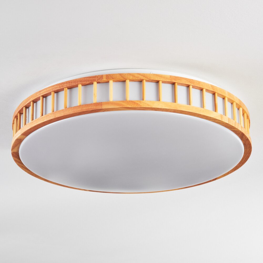 Amarelos Plafondlamp LED Natuurlijke kleuren, Wit, 1-licht, Afstandsbediening