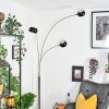Nikkala Staande lamp Chroom, Marmer, Wit, 3-lichts