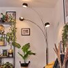 Nikkala Staande lamp Chroom, Marmer, Wit, 3-lichts