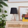 Cuan Tafellamp Koperkleurig, 1-licht