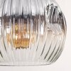 Ripoll Hanglamp, Kogellampje, Hanglamp Natuurlijke kleuren, Zwart, 5-lichts