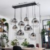 Gastor Hanglamp, Kogellampje, Hanglamp Duidelijk, Rookkleurig, 8-lichts