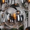 Gastor Hanglamp, Kogellampje, Hanglamp Duidelijk, Rookkleurig, 8-lichts