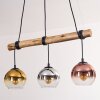 Koyoto Hanglamp, Kogellampje, Hanglamp Natuurlijke kleuren, Zwart, 3-lichts Koyoto Hanglamp, Kogellampje, Hanglamp Natuurlijke kleuren, Zwart, 3-lichts
