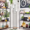Gastor Staande lamp 30 cm Hout licht, Zwart, 3-lichts