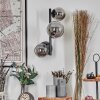 Chehalis Kogellampje, Wandlamp 23 cm Rookkleurig, 3-lichts