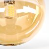 Chehalis Plafondlamp, Kogellampje Amber, 3-lichts