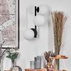 Chehalis Kogellampje, Wandlamp 28 cm Wit, 3-lichts