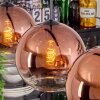 Koyoto Hanglamp, Kogellampje, Hanglamp Duidelijk, Koperkleurig, 4-lichts