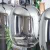 Apedo Hanglamp, Hanglamp Duidelijk, Rookkleurig, 3-lichts