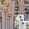 Koyoto Staande lamp Zwart, 3-lichts