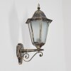 Hongkong Wandlamp voor buiten, Wandlamp Goud, Zwart, 1-licht