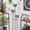 Gastor Staande lamp 30 cm Hout licht, Zwart, 3-lichts