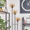 Gastor Staande lamp 25 cm Zwart, 3-lichts