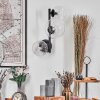Chehalis Kogellampje, Wandlamp 36.5 cm Duidelijk, 3-lichts