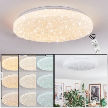 Dacen Plafondlamp LED Wit, 1-licht, Afstandsbediening Dacen Plafondlamp LED Wit, 1-licht, Afstandsbediening