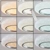 Dayen Plafondlamp LED Zilver, Wit, 1-licht, Afstandsbediening