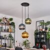 Koyoto Hanglamp Zwart, 3-lichts