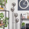 Gastor Staande lamp Hout donker, Zwart, 4-lichts