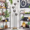 Gastor Staande lamp Hout donker, Zwart, 4-lichts
