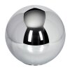Glazen lampenkap  Gastor 20 cm Chroom, Rookkleurig