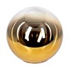Lampenkap van glas  Gastor Reserve glas, reserveonderdeel 20 cm Goud, Duidelijk