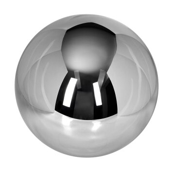 Glazen lampenkap  Gastor Reserve glas, reserveonderdeel 30 cm Rookkleurig